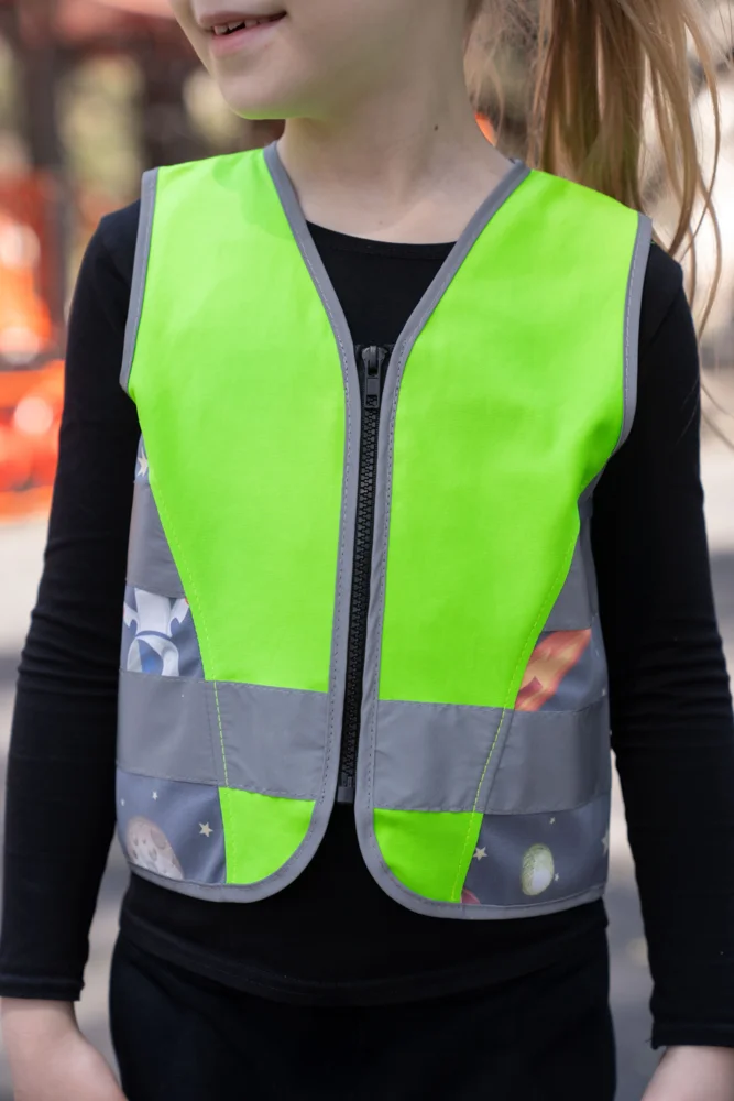 Kinder Warnweste