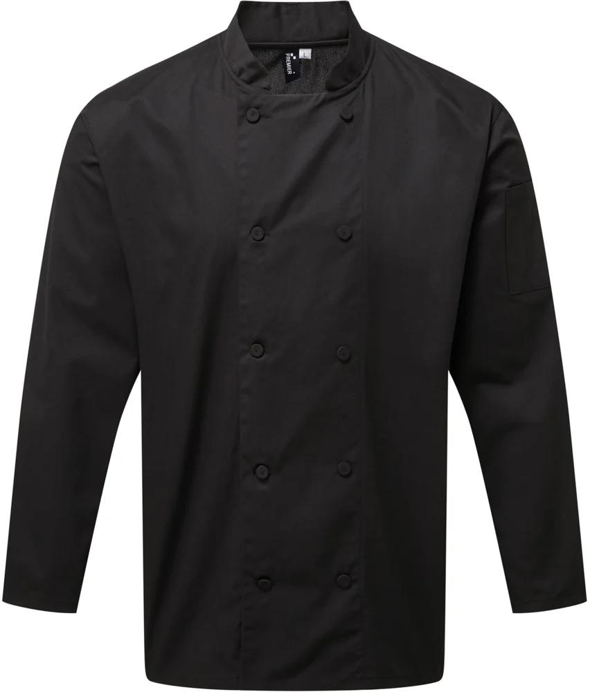 Kochjacke langarm "Coolchecker®"
