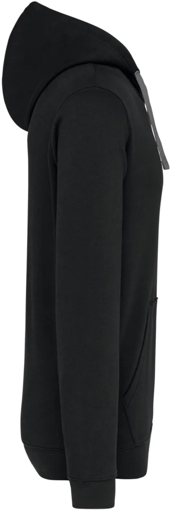 Contrast Hooded Sweater
