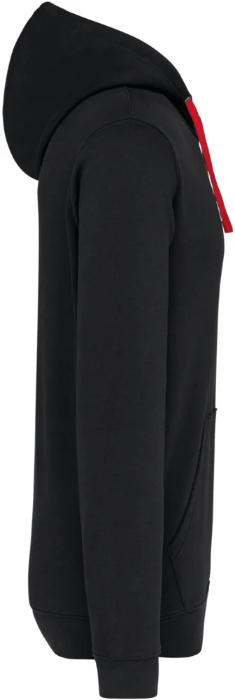 Contrast Hooded Sweater