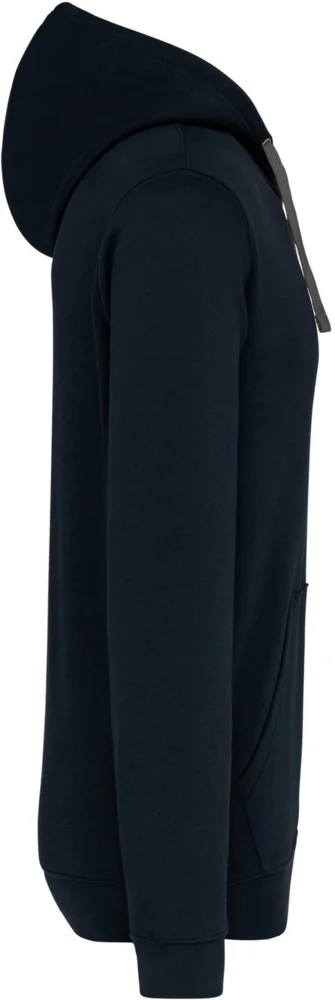 Contrast Hooded Sweater