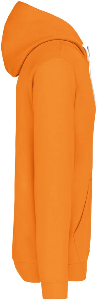 Contrast Hooded Sweater