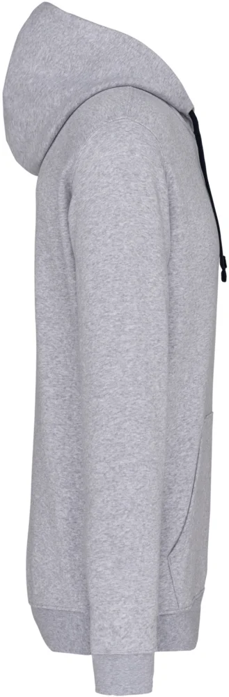 Contrast Hooded Sweater