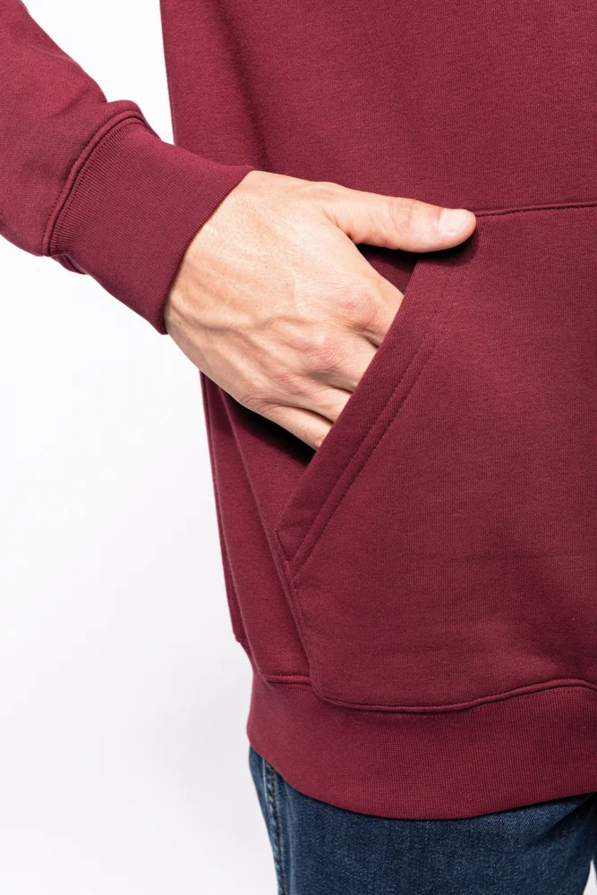 Contrast Hooded Sweater