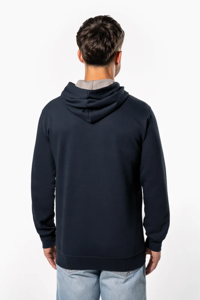 Contrast Hooded Sweater