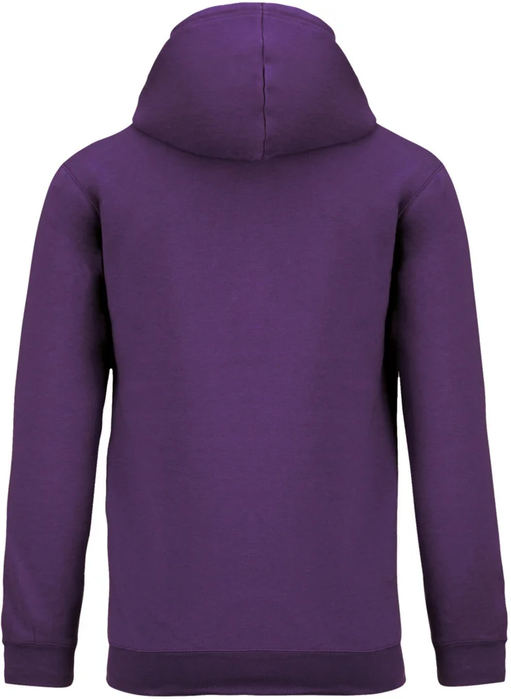Contrast Hooded Sweater