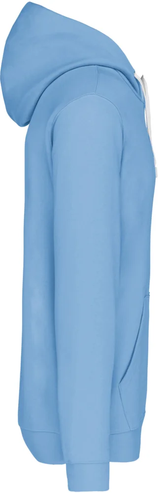 Contrast Hooded Sweater