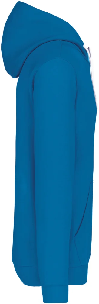 Contrast Hooded Sweater
