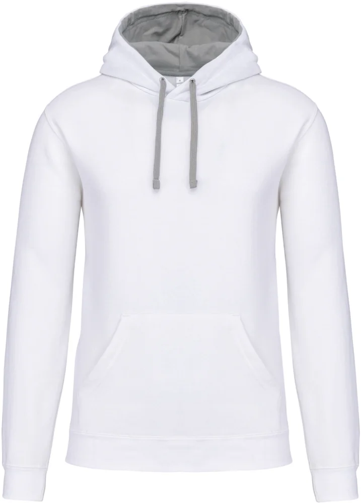 Contrast Hooded Sweater