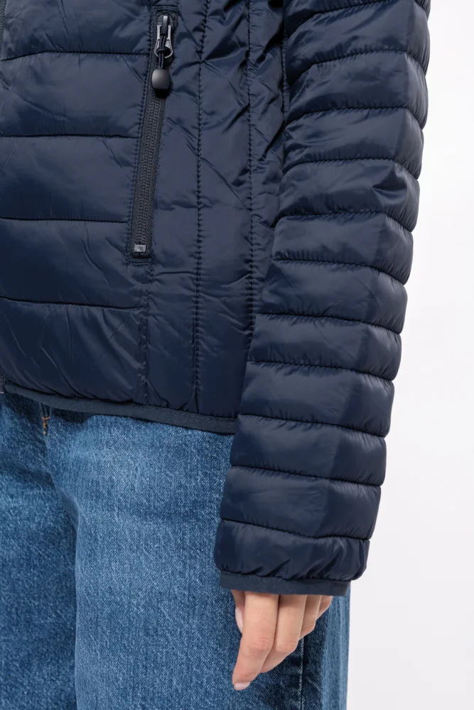 Leichte Damen Kapuzen Steppjacke
