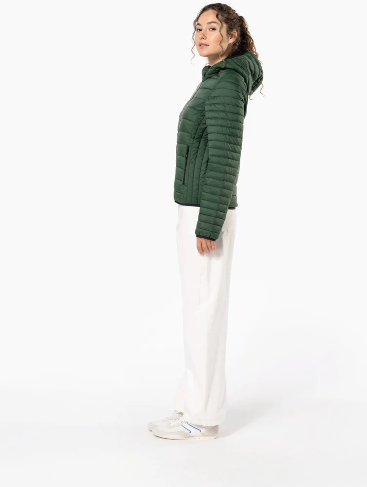 Leichte Damen Kapuzen Steppjacke