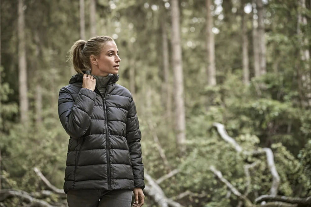 Lightweight Ladies' Hooded Padded Jacket
