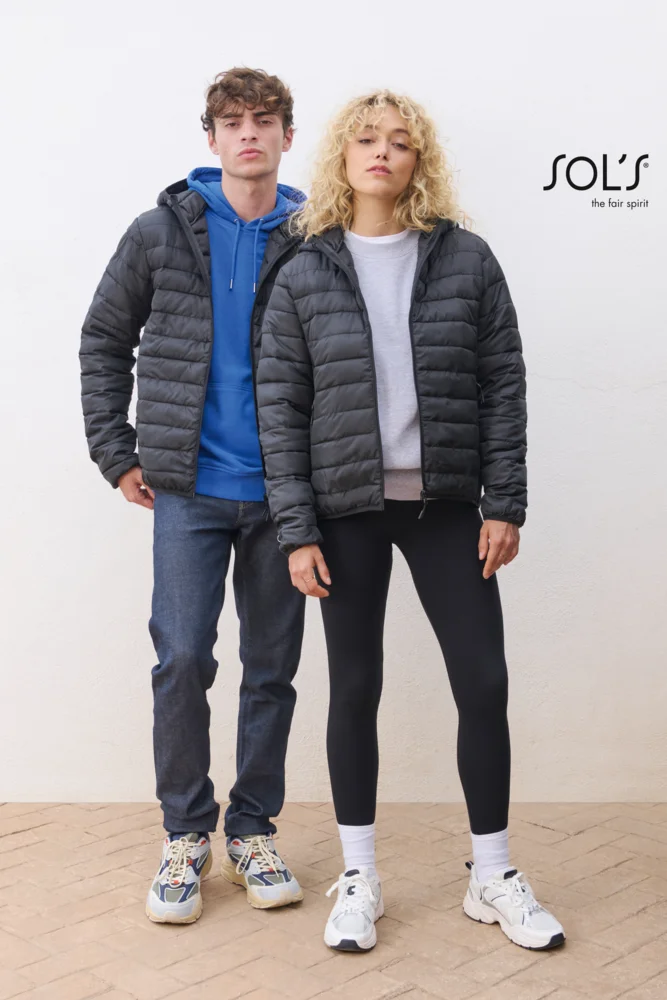 Leichte Damen Kapuzen Steppjacke