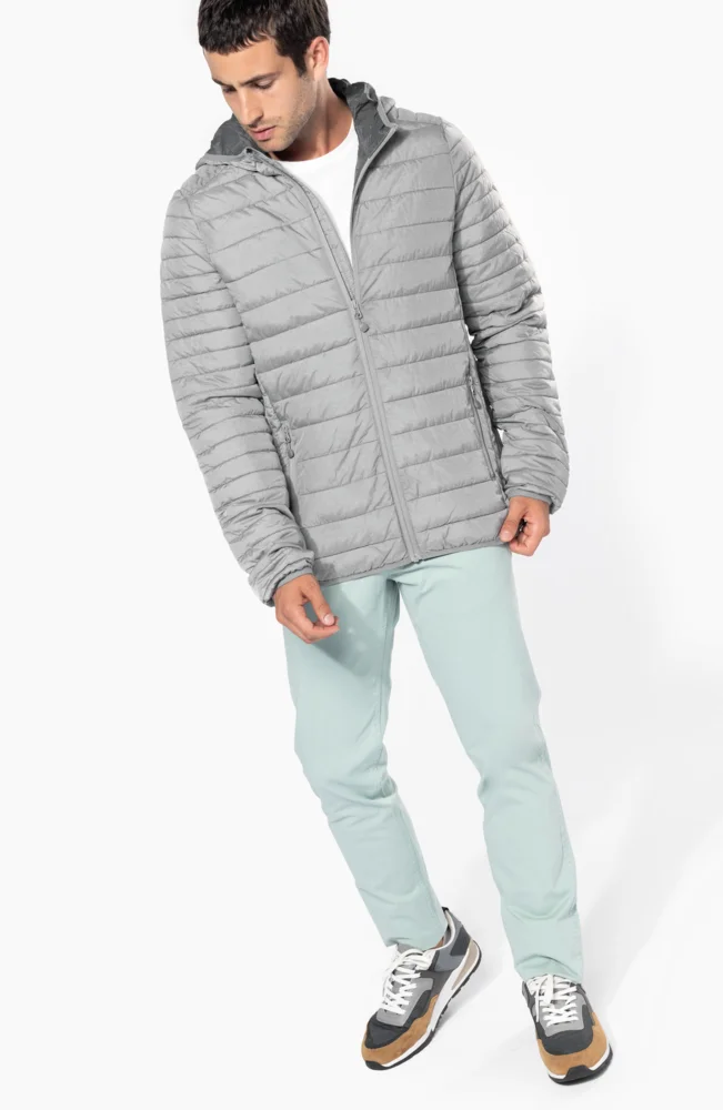 Leichte Herren Kapuzen Steppjacke