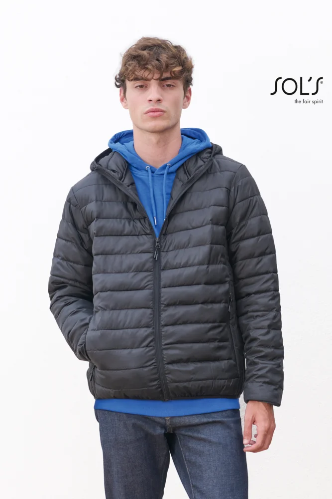 Leichte Herren Kapuzen Steppjacke
