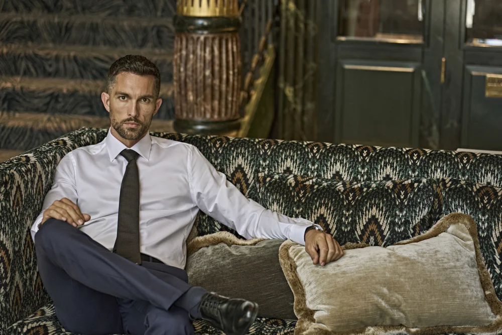 Luxury Twill Slim Fit Shirt long-sleeve