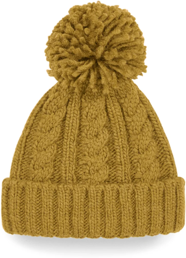 Melange Beanie with Pompom