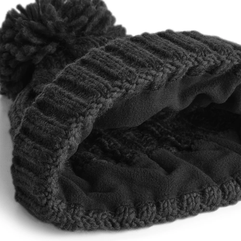 Melange Beanie with Pompom
