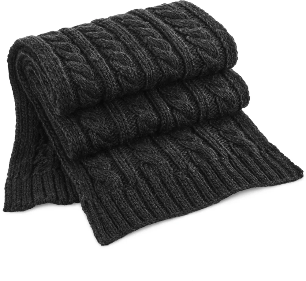 Melange Strickschal