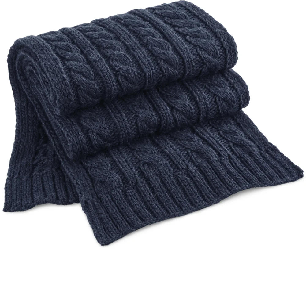 Melange Strickschal