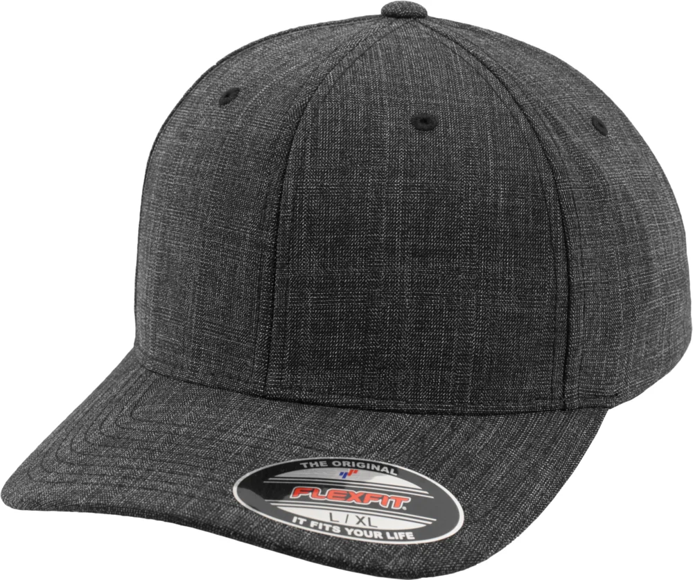 Melierte 6 Panel Kappe