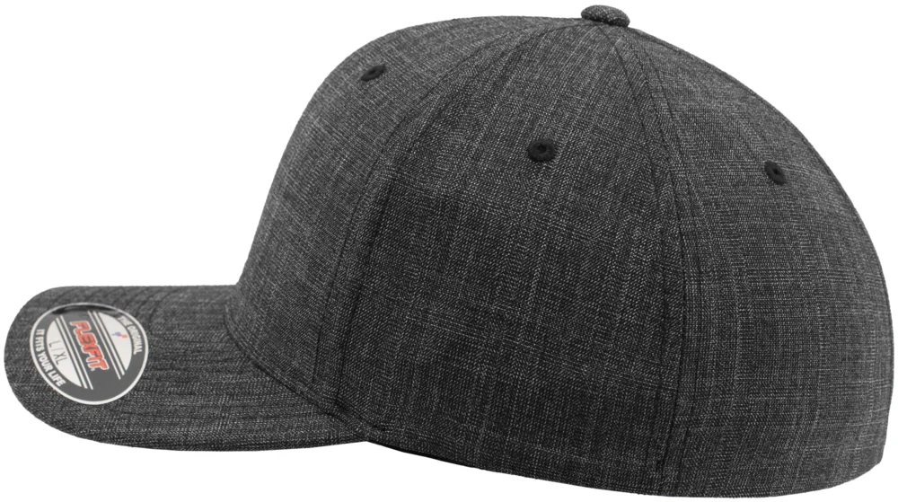 Melierte 6 Panel Kappe