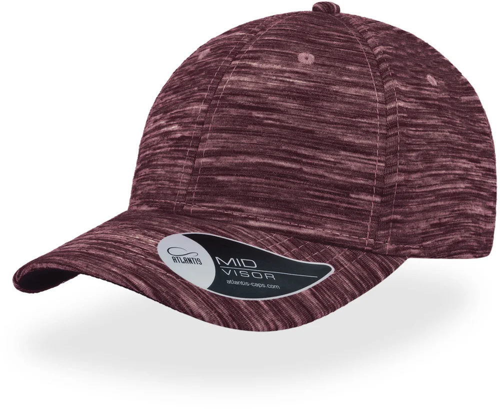Melierte 6 Panel Kappe