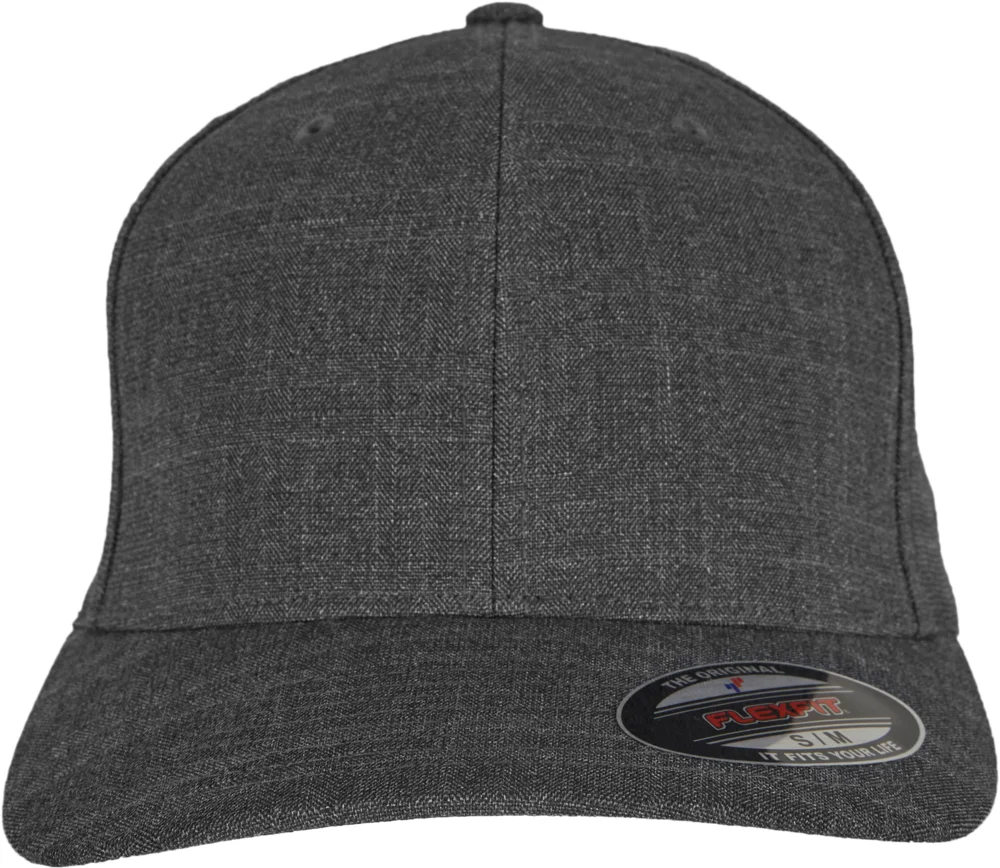 Melierte 6 Panel Kappe