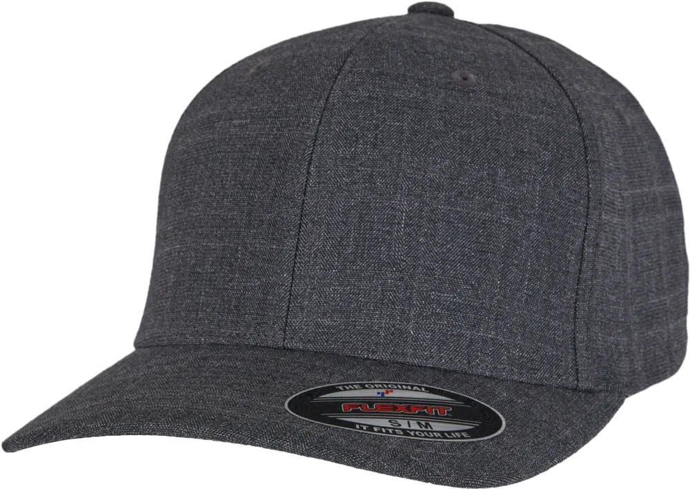 Melierte 6 Panel Kappe