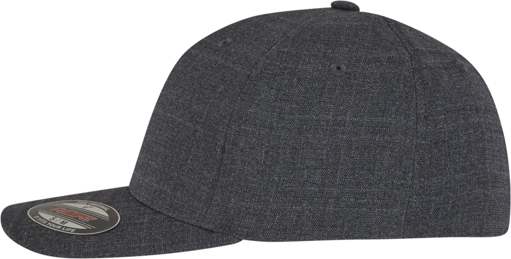 Melierte 6 Panel Kappe