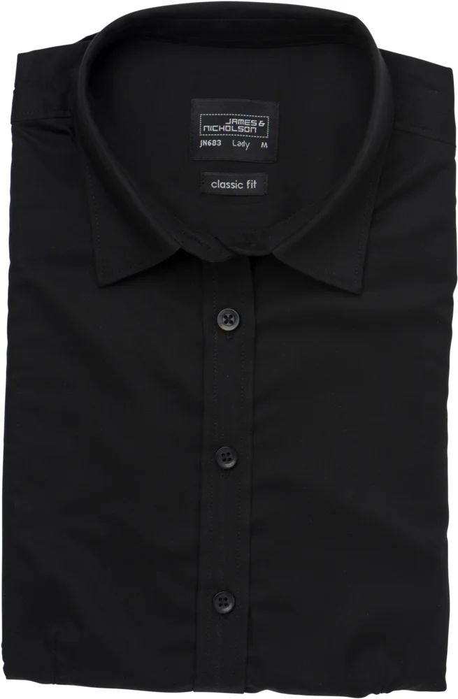 Micro-Twill Bluse kurzarm