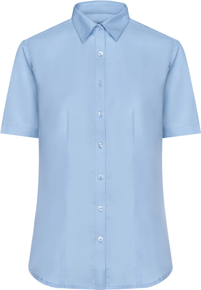 Micro-Twill Bluse kurzarm