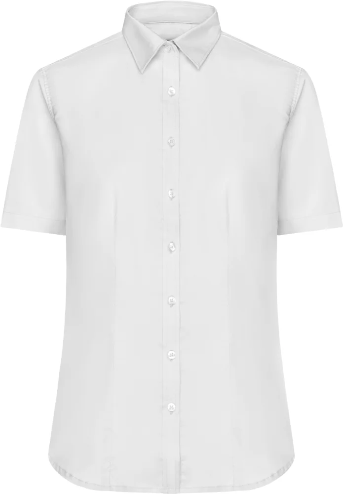 Micro-Twill Bluse kurzarm