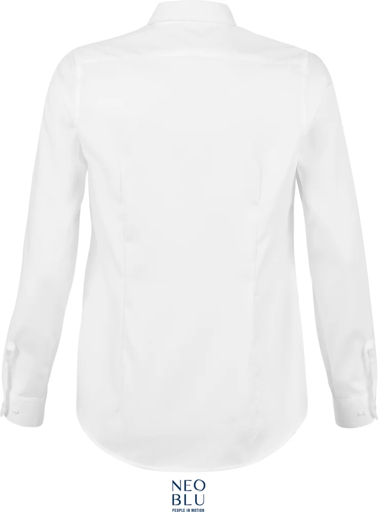 Micro-Twill Bluse langarm