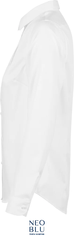 Micro-Twill Bluse langarm
