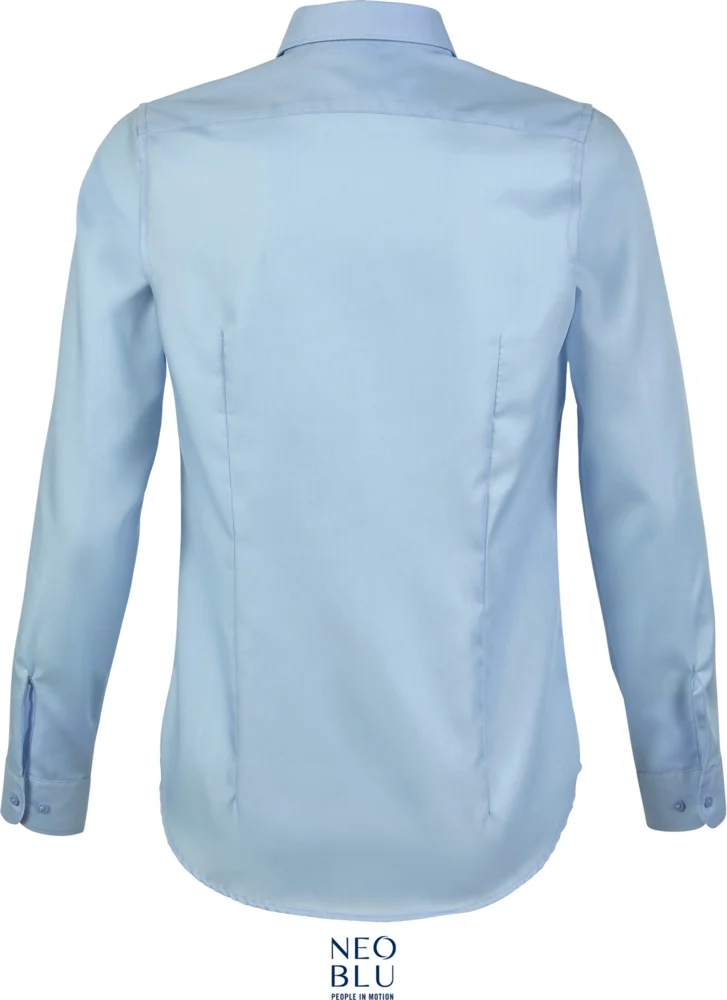 Micro-Twill Bluse langarm