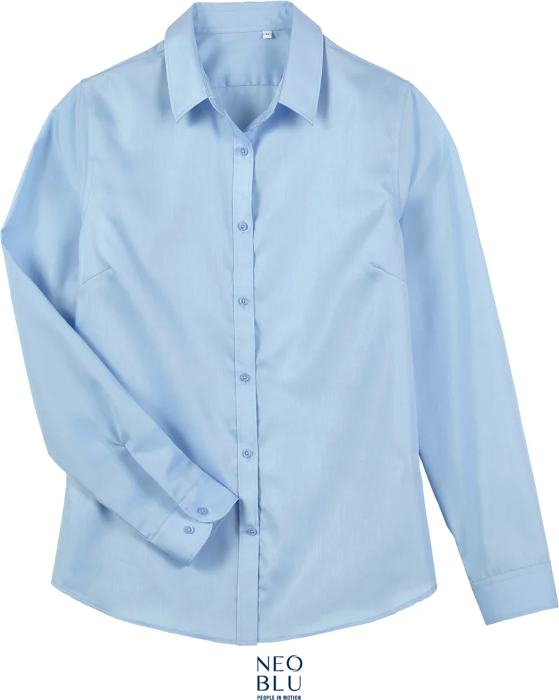 Micro-Twill Bluse langarm