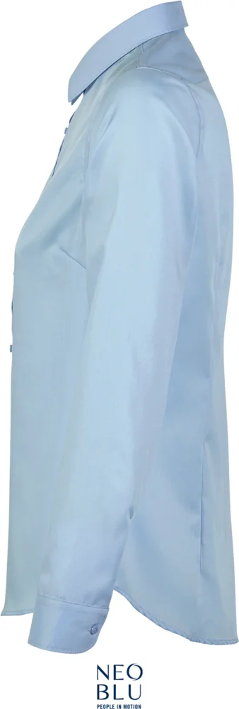Micro-Twill Bluse langarm