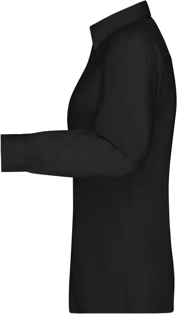 Micro-Twill Blouse long-sleeve