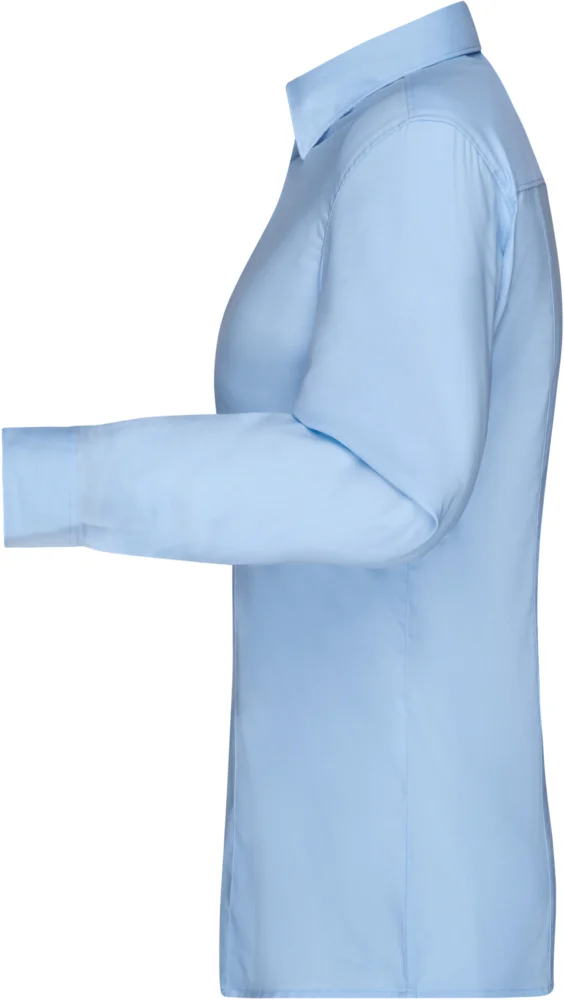 Micro-Twill Blouse long-sleeve