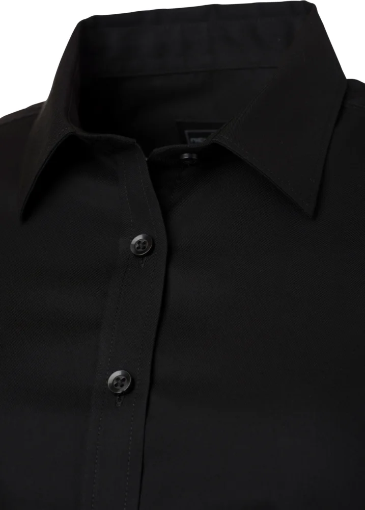 Micro-Twill Blouse long-sleeve