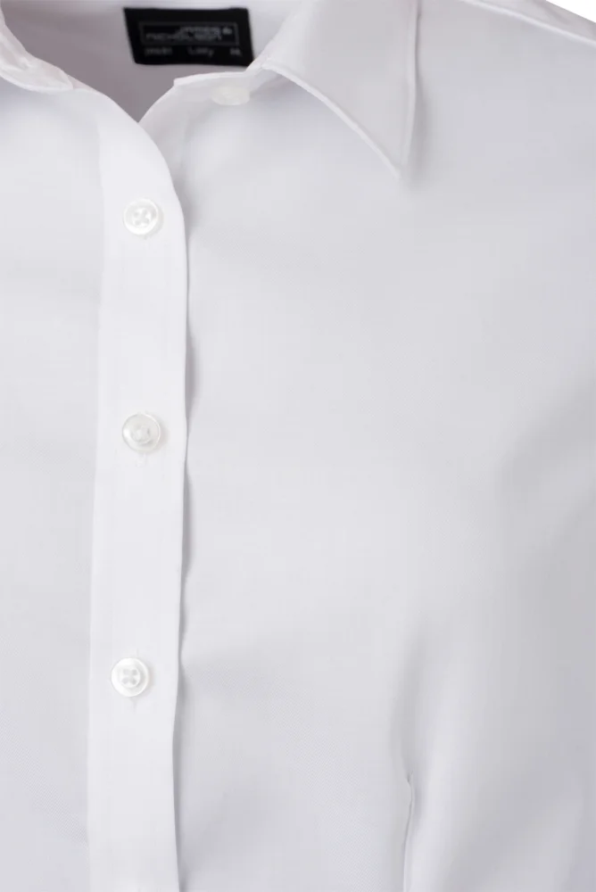 Micro-Twill Blouse long-sleeve