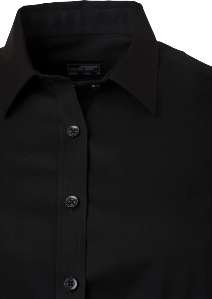 Micro-Twill Blouse long-sleeve