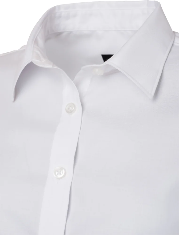 Micro-Twill Blouse long-sleeve