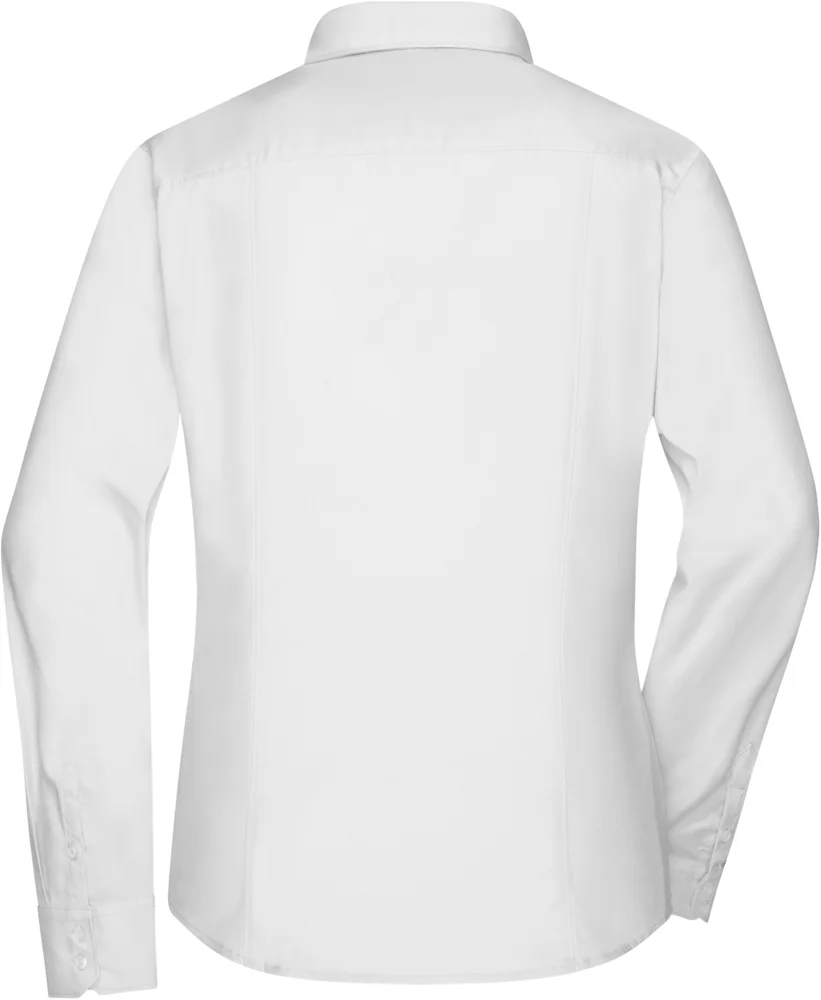 Micro-Twill Blouse long-sleeve