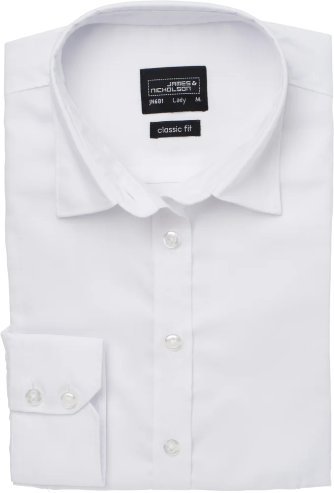 Micro-Twill Blouse long-sleeve