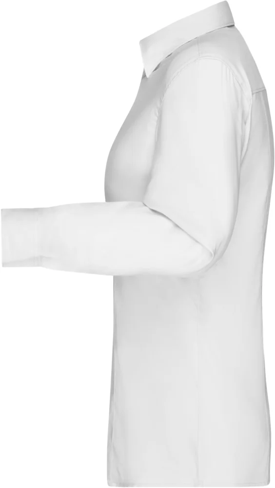 Micro-Twill Blouse long-sleeve