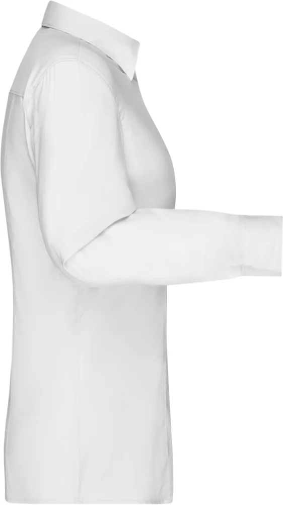 Micro-Twill Blouse long-sleeve