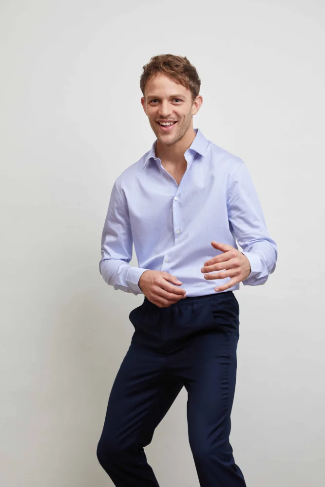 Micro-Twill Hemd langarm
