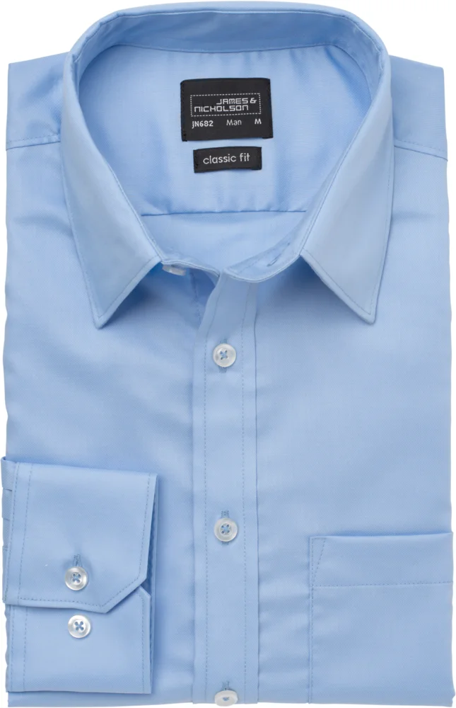 Micro-Twill Hemd langarm